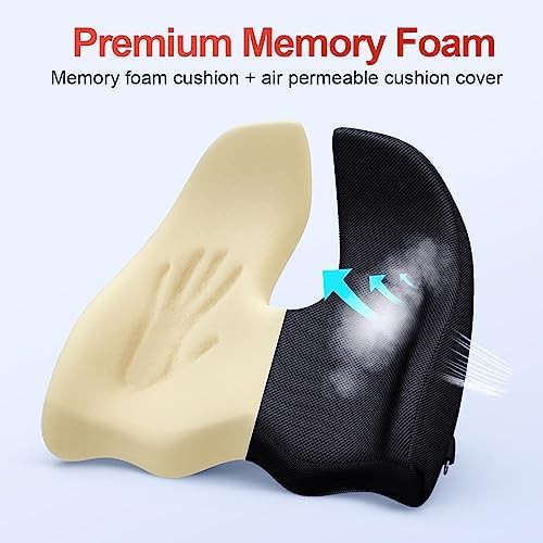 Ergonomic seat pad for sciatica relief — photo 4