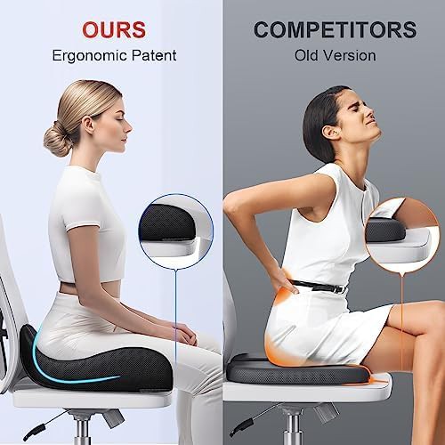 Ergonomic seat pad for sciatica relief — photo 5