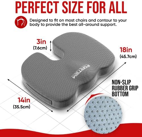 Gray mesh seat and lumbar pillow — photo 4