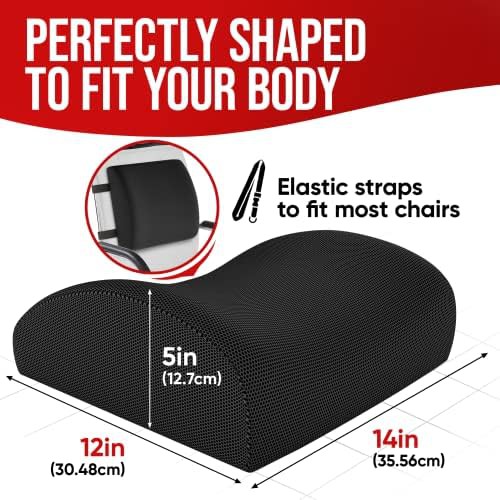 Black mesh seat and back support set — photo 5