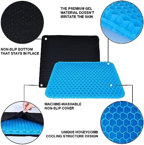 Double thick blue gel seat cushion — photo 3