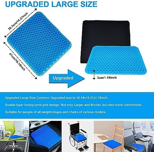 Double thick blue gel seat cushion — photo 5