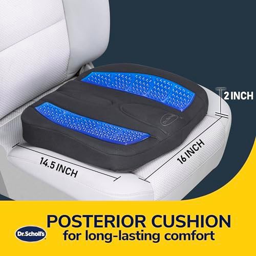 Massaging gel posterior seat cushion black — photo 4