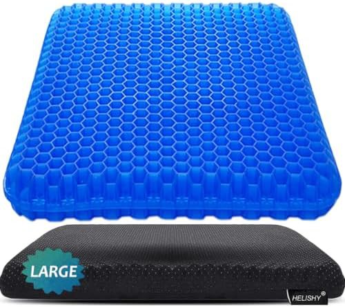Large cooling gel pressure relief cushion