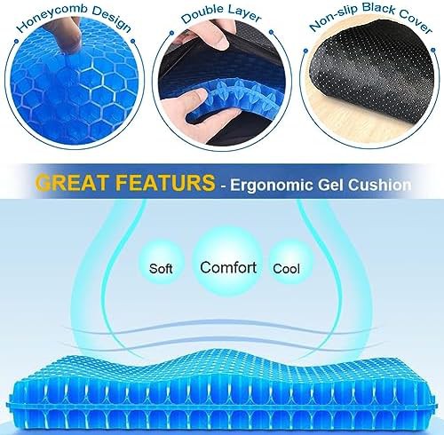 Large cooling gel pressure relief cushion — photo 4