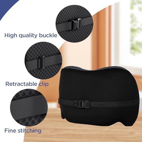 Memory foam lumbar back support pillow — photo 3