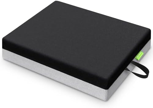 Extra large black ventilated wheelchair cushion