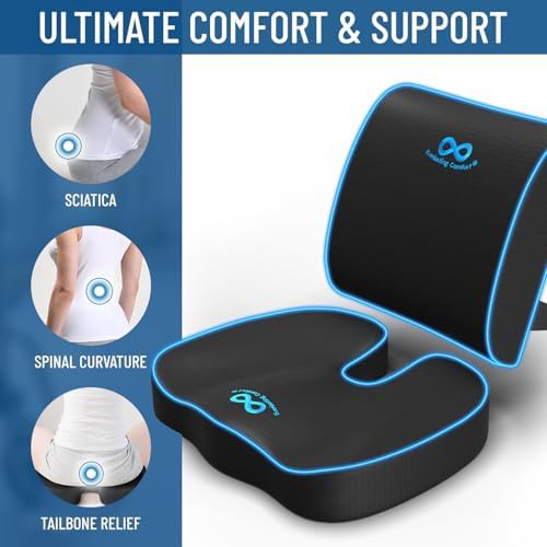 Memory foam cushion for tailbone pain relief — photo 4