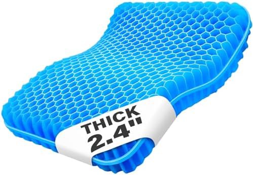 Thick honeycomb gel office chair pad