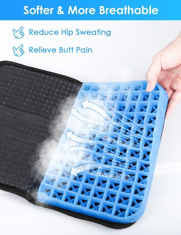 Thick gel portable travel seat cushion — photo 5