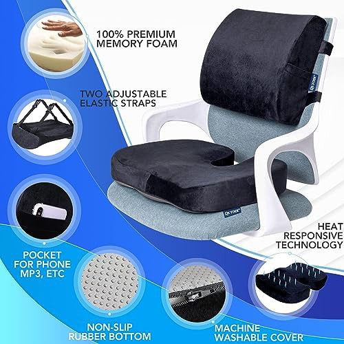 Office chair seat cushion for tailbone relief — photo 3