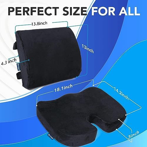 Office chair seat cushion for tailbone relief — photo 4
