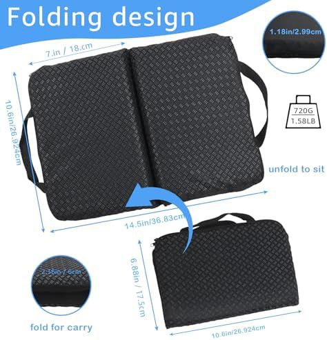 Foldable gel travel and stadium cushion — photo 3