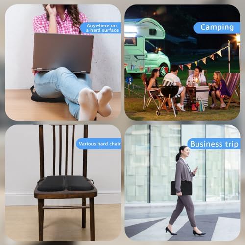 Foldable gel travel and stadium cushion — photo 4