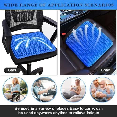 Extra thick cooling gel chair cushion — photo 4
