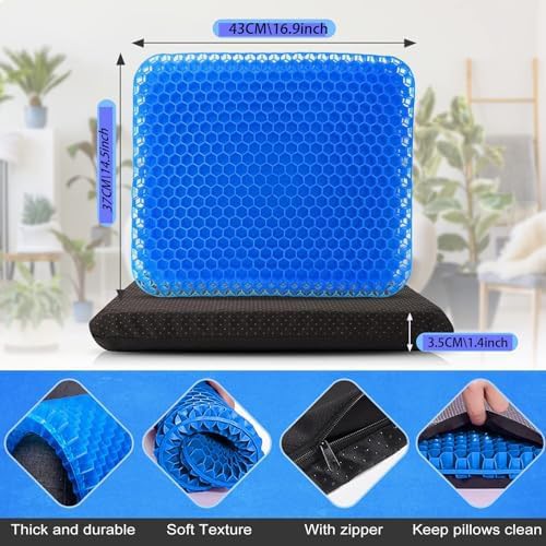 Extra thick cooling gel chair cushion — photo 5