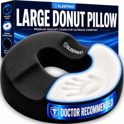 Donut pillow tailbone hemorrhoid cushion