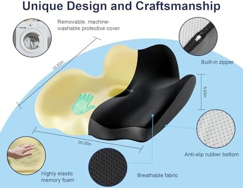 Extra large orthopedic cushion for office chairs — photo 5