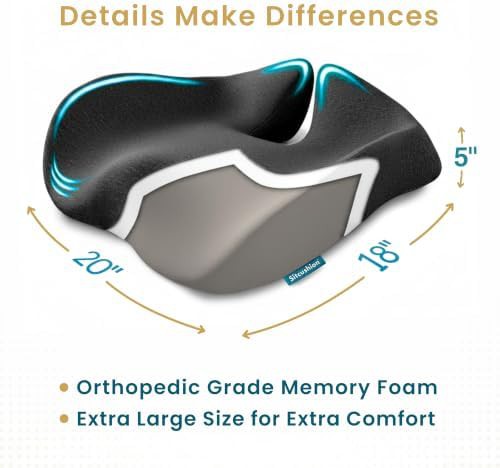 Ergo office chair cushion for back pain — photo 5
