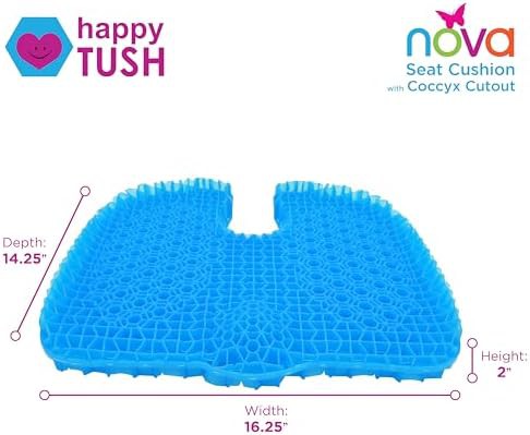 Gel cell seat cushion with coccyx cutout — photo 5