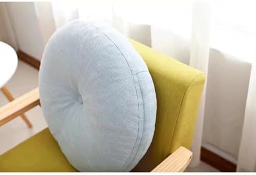 Large round linen tatami floor pillow — photo 4