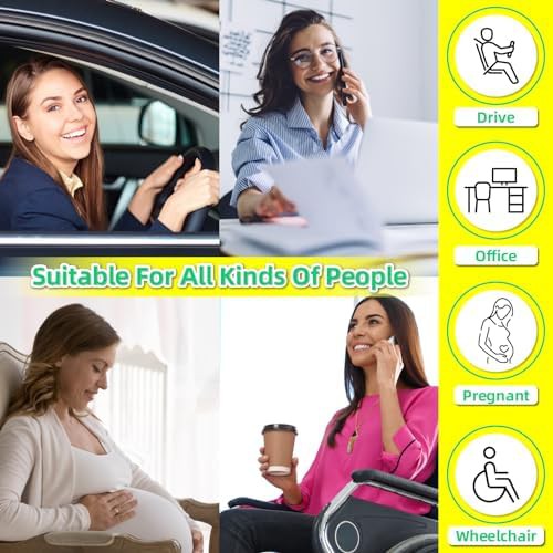 Gray car seat cushion with back support — photo 4