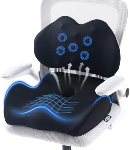Extra large memory foam lumbar support