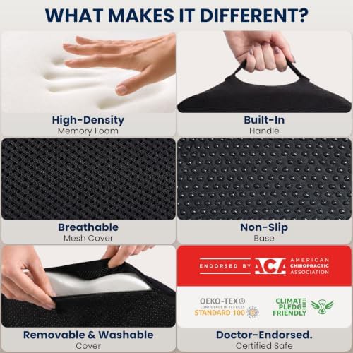 Cooling gel and memory foam cushion — photo 4