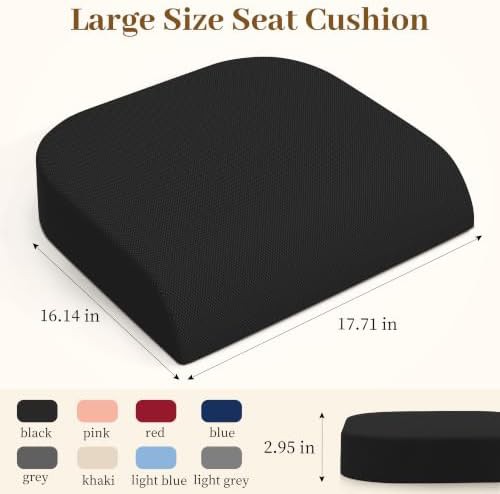 Tranquilrelax 3 inch memory foam booster black — photo 5