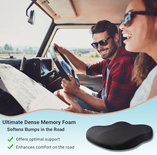 Black wedge booster cushion for car seats — photo 4