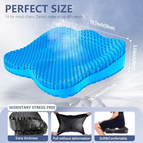 Extra thick cooling gel wheelchair cushion — photo 4
