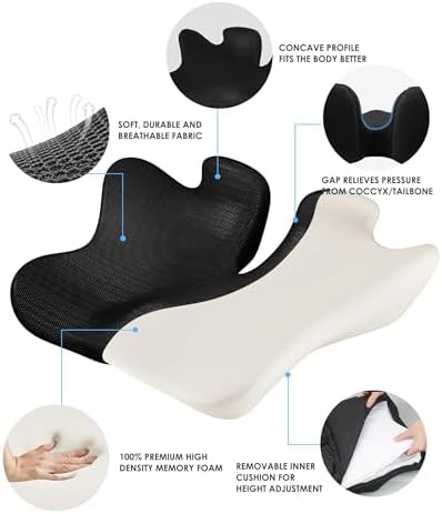 Extra large memory foam office cushion — photo 4