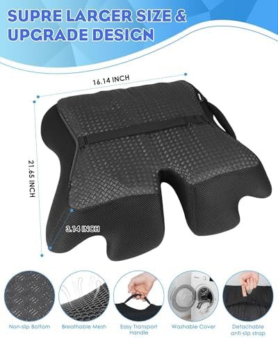 Extra large memory foam office cushion — photo 5