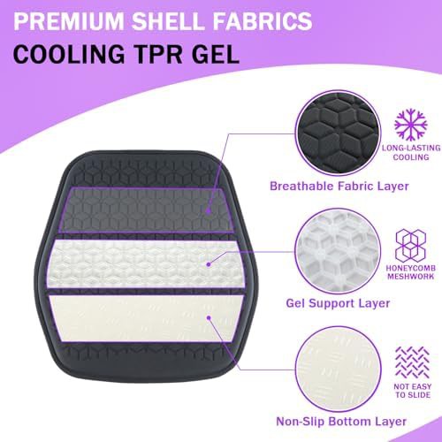 Thin breathable gel pad for driving — photo 3