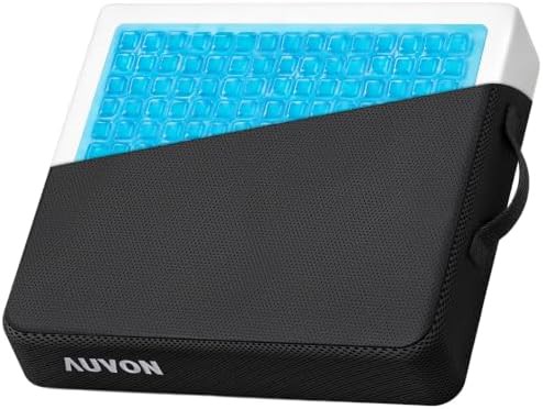 Gel ventilated cushion with heat dissipation