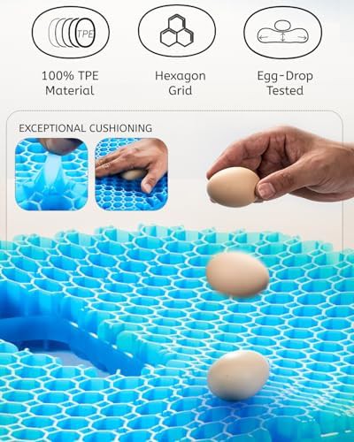 Soft gel pressure relief chair cushion — photo 4