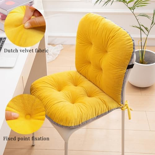Plush velvet rocking chair seat pad — photo 4