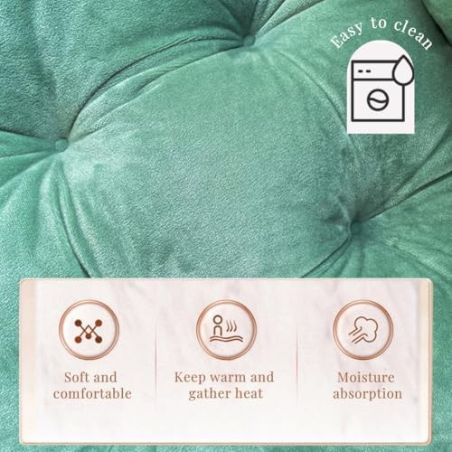 Plush velvet rocking chair seat pad — photo 5