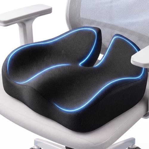 Extra large memory foam wheelchair cushion