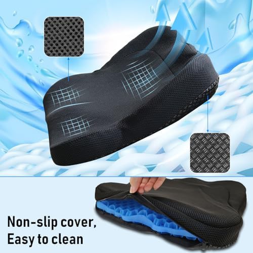 Thickened honeycomb gel cushion for office chairs — photo 5