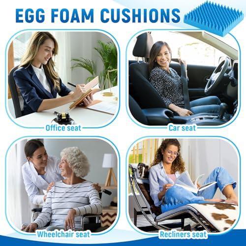 Blue egg foam chair cushion set — photo 5