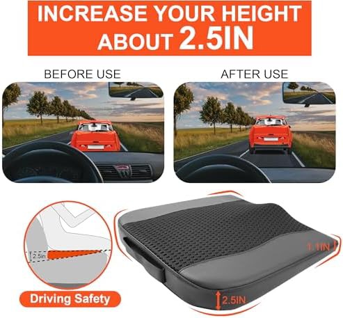 Memory foam booster cushion for driving — photo 3