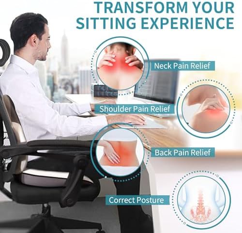 Ergonomic seat cushion with lumbar support — photo 4