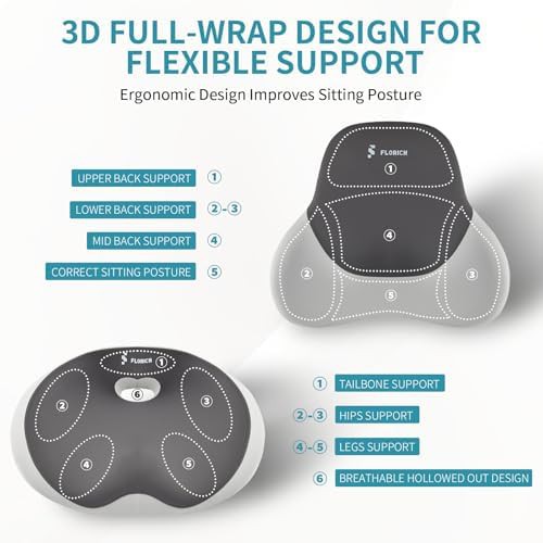 Ergonomic seat cushion with lumbar support — photo 5