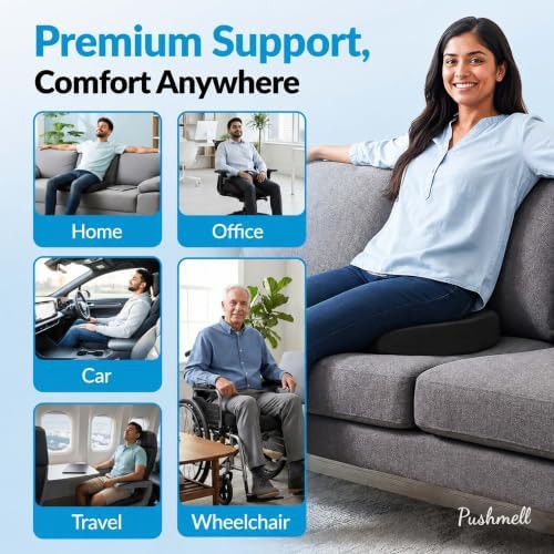 Memory foam gel cushion with extra cover — photo 4