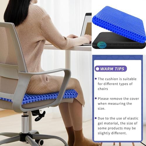 Oversized honeycomb gel seat cushion — photo 4