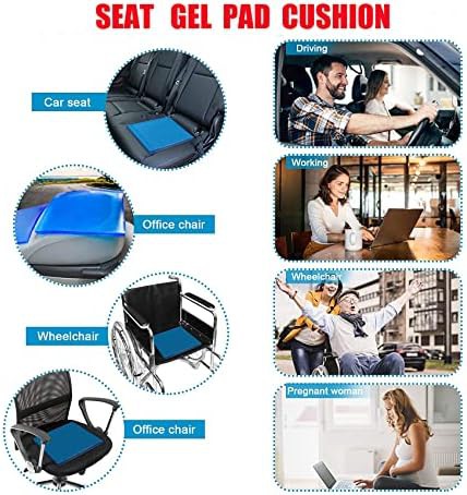 Square gel shock absorption seat pad — photo 5