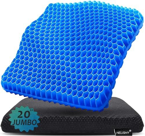 Jumbo thick gel cushion for wheelchairs