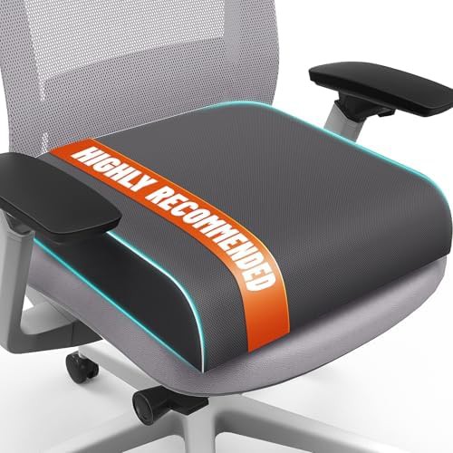 Office chair tailbone relief memory foam cushion