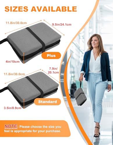 Compact foldable airplane and travel seat cushion — photo 3
